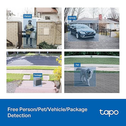 Tapo TP-Link Smart Video Doorbell Camera Wired, 2K 5MP, Color Night Vision, 180° Ultra-Wide FOV, 2-Way Audio, Free AI Detection, Cloud & SD Card Storage, Works w/Alexa & Google Home, D130 Wired Only, 2K 5MP, 180° Ultra-Wide FOV