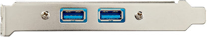 StarTech.com 2 Port USB 3.0 A Female Slot Plate Adapter - USB 3.0 motherboard Adapter - USB 3 plate - USB 3.0 header Adapter (USB3SPLATE)