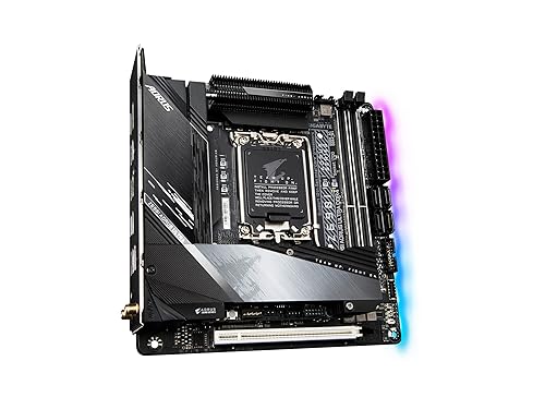 GIGABYTE Z690I AORUS Ultra DDR4 (LGA 1700/ Intel Z690/ Mini-ITX/ DDR4/ Dual M.2/ PCIe 5.0/ USB 3.2 Gen2X2 Type-C/WiFi 6/ Intel 2.5 GbE LAN/Gaming Motherboard)