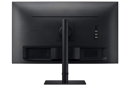 SAMSUNG S60UA Series 24-Inch Viewfinity WQHDComputer Monitor, 75Hz, IPS Panel, USB-C, HDR10 (1 Billion Colors), Height Adjustable Stand, TUV-Certified Intelligent Eye Care (LS24A600UCNXGO) 24-inch 2022 version Display + HDMI + USB-C Ports