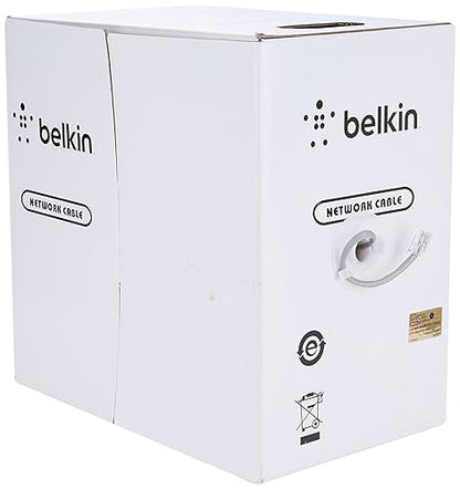 Belkin Cat-5e Bulk Patch Cable (Gray, 1000-Foot Reel)