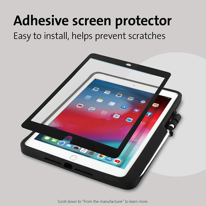 Kensington iPad 10.2 inch Case - Blackbelt 2nd Degree Rugged Case for iPad 10.2 inch with Drop Protection, Screen Protector &amp; Apple Pencil Holder (K97321WW)