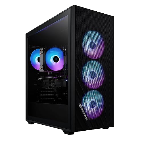 iBUYPOWER Scale Gaming Desktop - AMD Ryzen 5 4500, AMD Radeon RX 6400 4GB, 16GB DDR4 RGB RAM, 1TB NVMe SSD_SCA5R6401