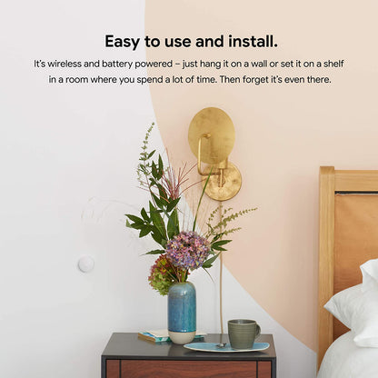 Google Nest Temperature Sensor 3 Pack - Nest Thermostat Sensor - Nest Sensor That Works with Nest Learning Thermostat and Nest Thermostat E - Smart Home