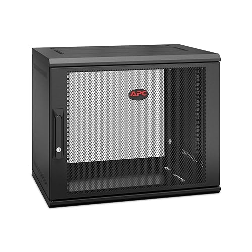 APC/Schneider Electric - AR109SH4 - Netshelter Wx 9u Single Hinged Wall-Mount Enclosure 400mm Deep