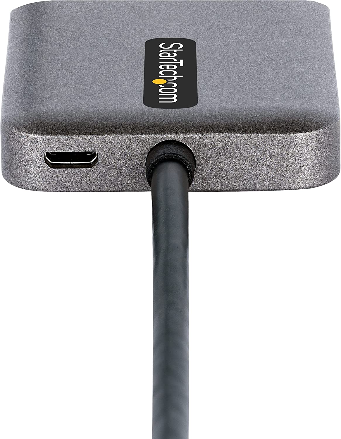 StarTech.com DP to Dual HDMI MST HUB - Dual HDMI 4K 60Hz - DisplayPort Multi Monitor Adapter with 1ft / 30cm Cable - DP 1.4 Multi Stream Transport Hub, DSC | HBR3 - DP to HDMI Splitter (MST14DP122HD)