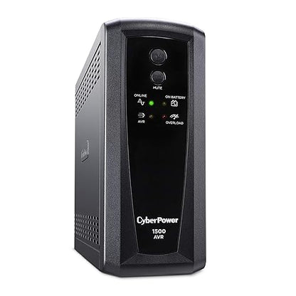 CyberPower CP1500AVRT AVR UPS System, 1500VA/900W, 10 Outlets, Mini-Tower