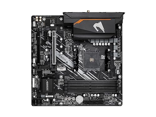 GIGABYTE B550M AORUS Elite AX (AM4/ AMD/ B550/ Micro ATX/Single M.2/ SATA 6Gb/s/USB 3.2 Gen 1/ Realtek GbE LAN/PCIe 4.0/ Motherboard)
