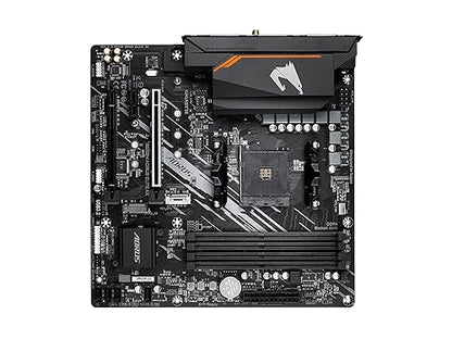 GIGABYTE B550M AORUS Elite AX (AM4/ AMD/ B550/ Micro ATX/Single M.2/ SATA 6Gb/s/USB 3.2 Gen 1/ Realtek GbE LAN/PCIe 4.0/ Motherboard)