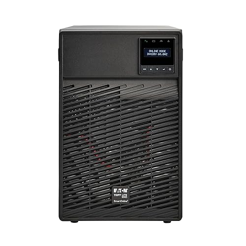 Tripp Lite SmartOnline 120V 1kVA 900W Double-Conversion UPS, Tower, Extended Run, Network Card Options, LCD, USB, DB9 Serial (SU1000XLCD)