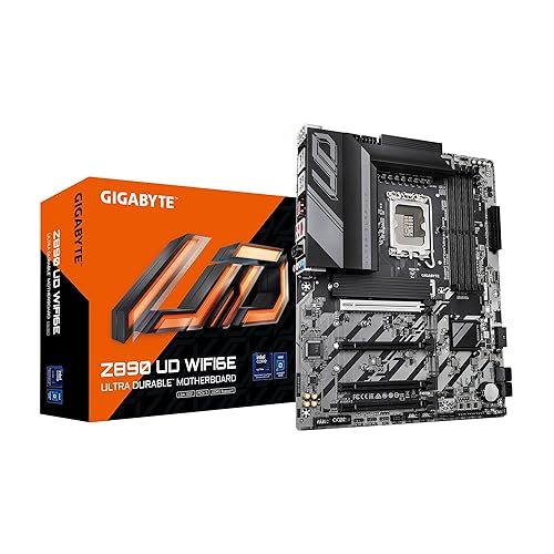 Gigabyte Z890 Ud Wifi6e Lga 1851 Atx Motherboard - Matte Black
