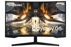SAMSUNG Odyssey G50A Series 32-Inch WQHD (2560x1440) Gaming Monitor, 165Hz, 1ms, IPS Panel, G-Sync, HDR10 (1 Billion Colors), Ultrawide Game View (LS32AG500PNXZA) 32-inch G50A (2022 refresh) QHD, 165Hz Flat