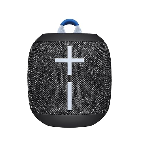Ultimate Ears WONDERBOOM 3, Small Portable Wireless Bluetooth Speaker, Big Bass 360-Degree Sound for Outdoors, Waterproof, Dustproof IP67, Floatable, 131 ft Range - Active Black Active Black Wonderboom 3