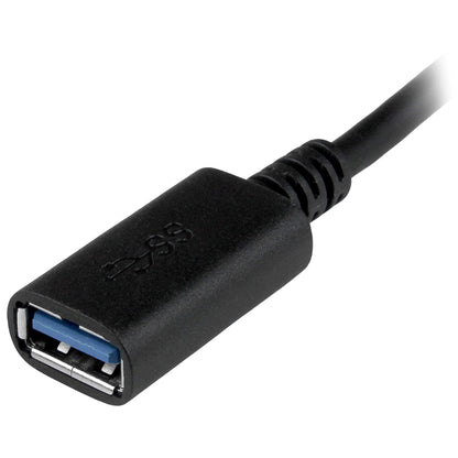 StarTech.com USB-C to USB Adapter - 6in - USB-IF Certified - USB-C to USB-A - USB 3.1 Gen 1 - USB C Adapter - USB Type C (USB31CAADP) USB 3.0 - C to A Adapter (6in)