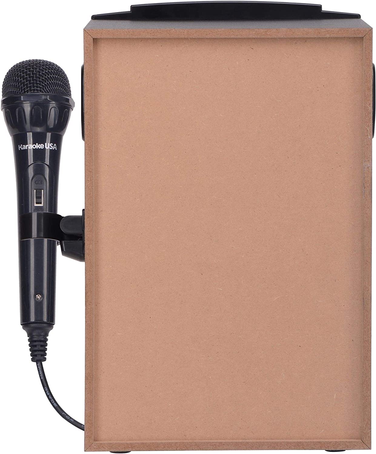 Karaoke USA Portable MP3 Karaoke Player with Bluetooth, PA, and Built-In Battery (GQ410) , Black