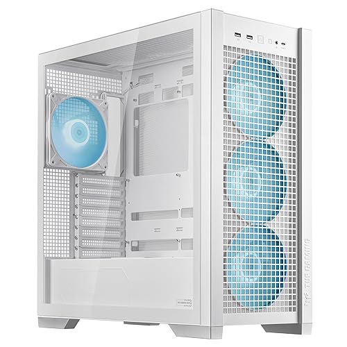 ASUS TUF Gaming GT501 Mid-Tower Computer Case for up to EATX Motherboards with USB 3.0 Front Panel Cases GT501/GRY/WITH Handle