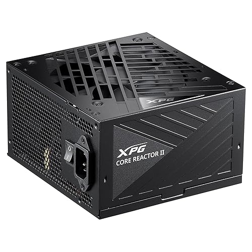 XPG Core Reactor II Modular PSU: ATX3.0-80 Plus Gold - ATX - Fully Modular Power Supply - 10 Year Warranty - 850 Watt(COREREACTORII850G-BKCUS) ATX3.0 850W