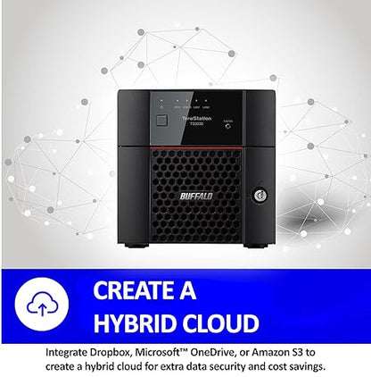 BUFFALO TeraStation 3230DN 2-Bay 16TB (2x8TB) Desktop Small-Med Business NAS w/Hard Drives Included