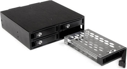 StarTech.com 4-Bay Mobile Rack Backplane for 2.5in SATA/SAS Drives - Hot Swap SSDs/HDDs from 5-15mm - Supports SAS II &amp; SATA III (6 Gbps) (SATSASBP425) 4-Bay (2.5 in SATA/SAS) 1x5.25" Bay