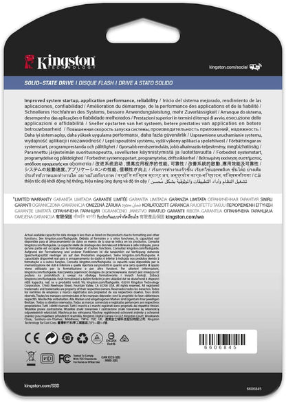 Kingston Digital 1920GB DC450R Entry LVL ENT/SVR 2.5IN 1.92TB