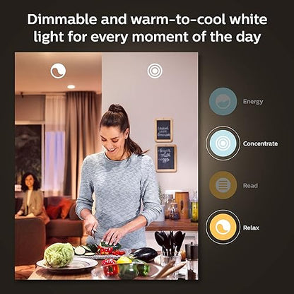 Philips Hue White Ambiance E12 LED Candle Light Bulb, Bluetooth & Zigbee compatible (Hue Hub Optional), Works with Alexa & Google Assistant