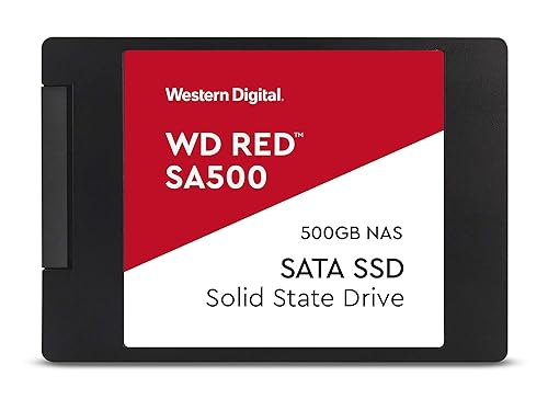 WD Red SA500 NAS SATA SSD WDS500G1R0A - Solid State Drive - 500 GB - Internal - 2.5" - SATA 6Gb/s