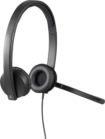 Logitech USB Headset H570e Stereo - Black stereo Standard Packaging