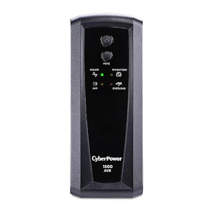 CyberPower CP1500AVRT AVR UPS System, 1500VA/900W, 10 Outlets, Mini-Tower