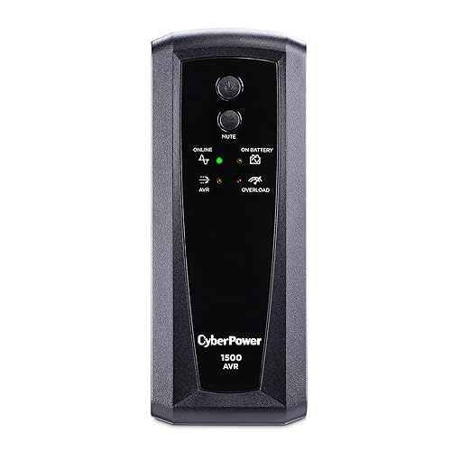 CyberPower CP1500AVRT AVR UPS System, 1500VA/900W, 10 Outlets, Mini-Tower