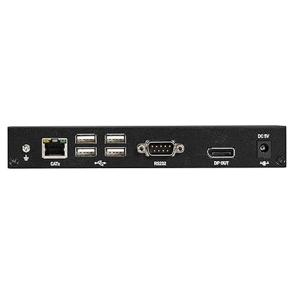 Black Box Network - KVXLCDP-100 - Black Box KVX KVM Extender - 1 Computer(s) - 1 Local User(s) - 328.08 ft Range - 4K - 3840 x 2160 Maximum Video Resolution - 2 x Network (RJ-45) - 5 - DisplayPort - 5