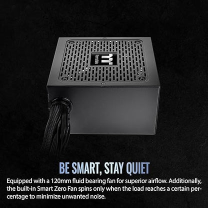 Thermaltake Smart BX3 750W 80Plus Bronze ATX 3.1 Standard Power Supply; Non-Modular; PS-SPD-0750NNFABU-3; 5 Year Warranty Bronze (ATX 3.0) 750W