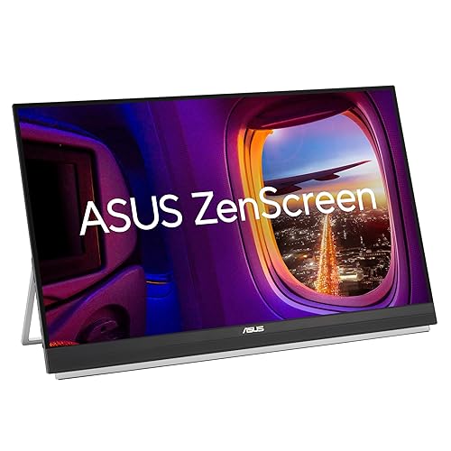 ASUS ZenScreen 27” 1440P Transportable Monitor (MB27ACF) - QHD (2560 x 1440), IPS, 100Hz, USB-C PD 70W, Speakers, Carrying Handle, Kickstand, C-clamp, Sub-woofer, 2.1 Channel Audio, 3 yr Warranty 27 QHD Multi-stand Design