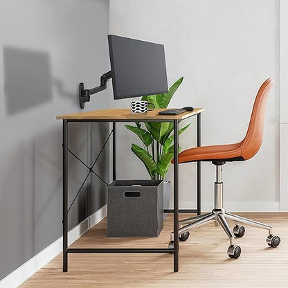 Ergotron – LX Single Monitor Arm, VESA Wall Mount – for Monitors Up to 34 Inches, 7 to 25 lbs – Matte Black