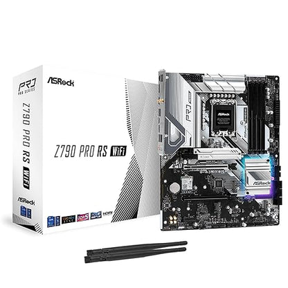 ASRock Z790 Pro RS WiFi, Intel 12th and 13th Generation CPU (LGA1700), Z790 Chipset, DDR5 ATX Motherboard