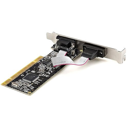 StarTech.com PCI Serial Parallel Combo Card - Dual RS232 Ports (DB9) & 1x LPT Port (DB25) - Expansion Controller Adapter (PCI2S1P2)