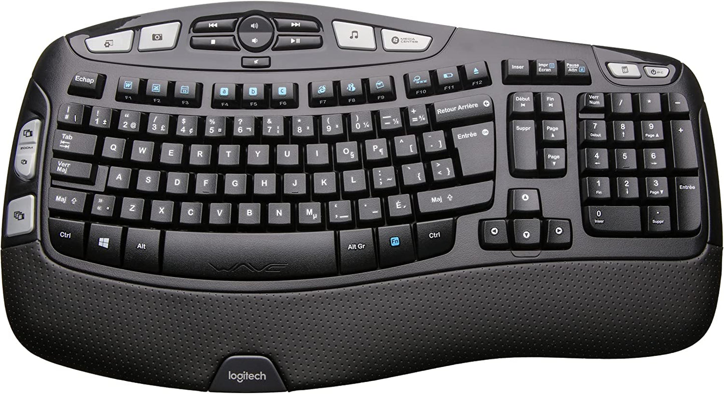 Logitech Wireless Wave Combo MK550 with French CDN Layout MK550 French Wireless Combo