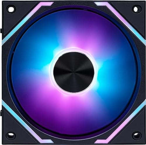 MSI MPG EZ120 ARGB-1B Fan - 120mm ARGB Fan, Fluid Dynamic Bearing with Extra nut Fixing, Mystic Light & Cooling Wizard Support with MSI motherboards, 1900RPM, 2 Years Warranty