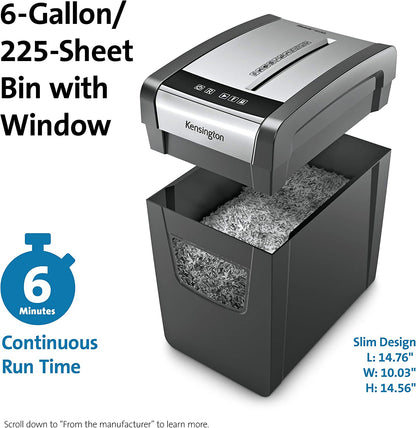 Kensington Shredder - M100S Crosscut Shredder (K52076AM)