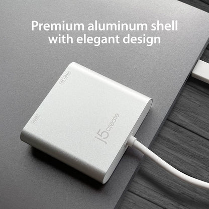 J5 create j5create USB to HDMI Adapter - Dual HDMI USB 3.0 Multi-Monitor Cable | 4K Ultra HD | Compatible with Microsoft 7, 8.1, 10 / Mac OS X v10.6 and Above