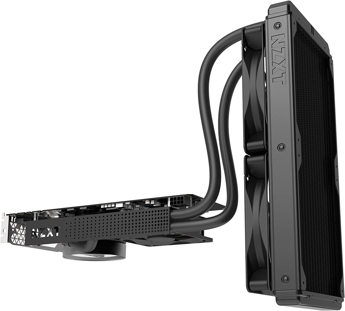 NZXT Kraken G12 - GPU Mounting Kit for Kraken X Series AIO - Enhanced GPU Cooling - AMD and NVIDIA GPU Compatibility - Active Cooling for VRM, Black