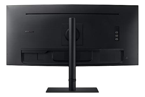 SAMSUNG 34 inch Ultra WQHD Black Curved High Resolution Monitor, 5ms, 100Hz, HDR10, USB Type C - (LS34A650UBNXGO) [Canada Version](2025)