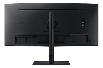 SAMSUNG 34 inch Ultra WQHD Black Curved High Resolution Monitor, 5ms, 100Hz, HDR10, USB Type C - (LS34A650UBNXGO) [Canada Version](2025)