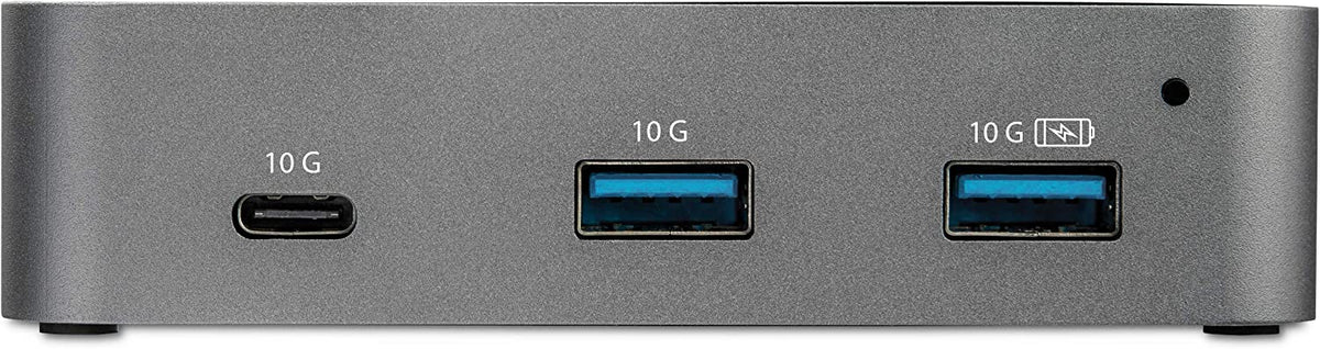 StarTech.com 3 Port USB C 3.1 Gen 2 Hub with Ethernet Adapter - 10Gbps USB Type C to 2X USB-A &amp; 1x USB-C Ports - USB Hub w/BC 1.2 Phone Fast Charging - Superspeed 10Gbps USB C Hub (HB31C2A1CGS) 3 Port |2x USB-A &amp; 1x USB-C