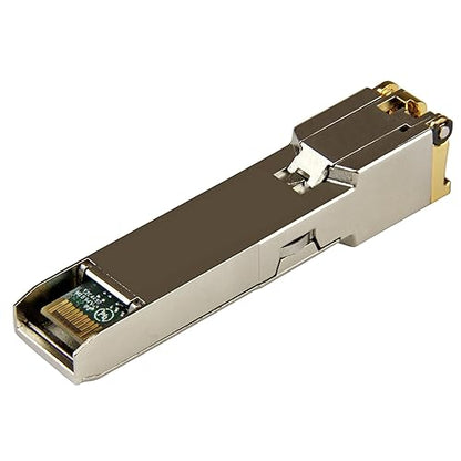 StarTech.com Extreme Networks 10338 Compatible SFP+ Module - 1000BASE-T - SFP+ to RJ45 Cat6/Cat5e - 10GE Gigabit Ethernet SFP+ - RJ-45 30m - (10338-ST)