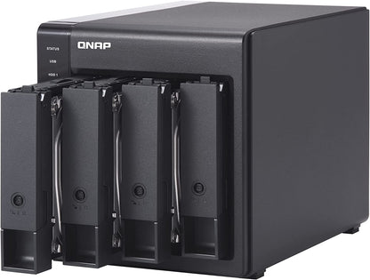 QNAP TR-004 4 Bay USB Type-C Direct Attached Storage (DAS) with hardware RAID (Diskless) 4-bay DAS