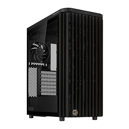 ASUS ProArt PA401 Wood Edition ATX Mid-Tower Case – Tempered Glass, FSC-Certified Wooden Front Panel, Dual 160mm Fans, Power & Reset Button Lock, USB-C 20Gbps, Detachable PSU Bracket ATX ProArt PA401|Wood Edition