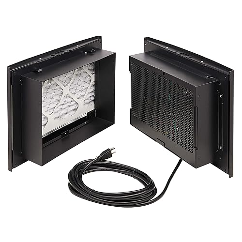 Tripp Lite Wiring Closet Exhaust Fan, 475 CFM, NEMA 5-15P Input, Black (SRCLOSETFAN)