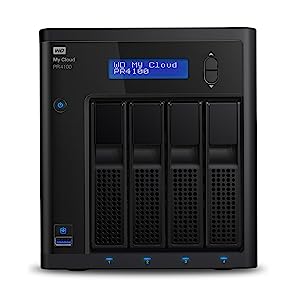 Western digital WD 16TB My Cloud Pro Series PR4100 Network Attached Storage - NAS - WDBNFA0160KBK-NESN 16TB Storage