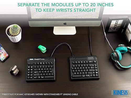 Kinesis USB Freestyle2 Keyboard for Mac (20 Extended Separation)