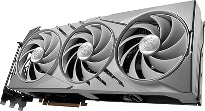 MSI Gaming RTX 4080 Super 16G Gaming X Slim White Graphics Card (NVIDIA RTX 4080 Super, 256-Bit, Boost Clock: 2625 MHz, 16GB GDRR6X 23 Gbps, HDMI/DP, Ada Lovelace Architecture)